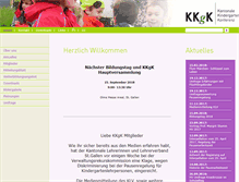 Tablet Screenshot of kkgk.ch
